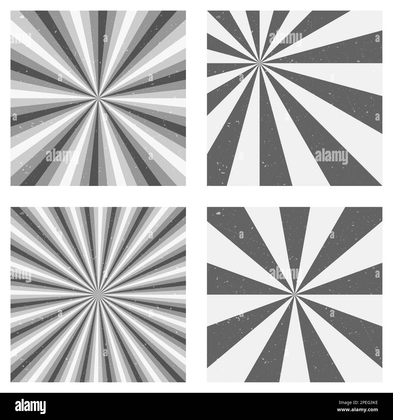 Artistic vintage backgrounds. Abstract sunburst covers with radial rays