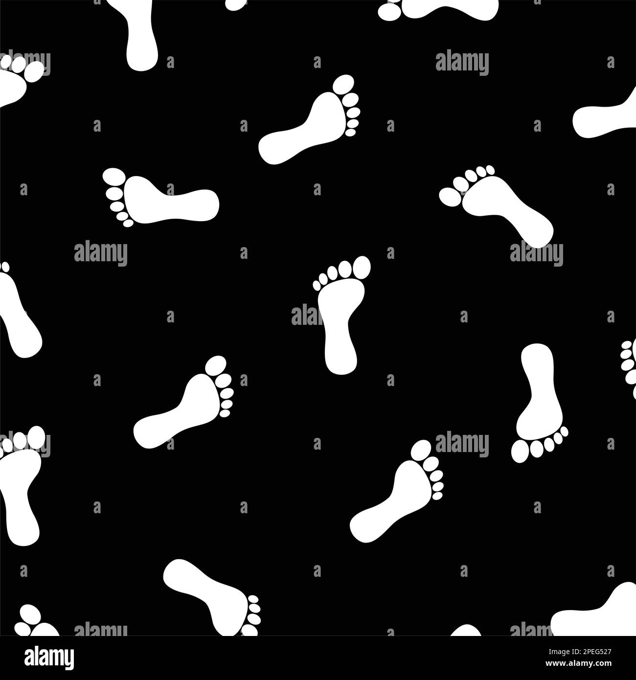 human footprint background vektor illustration Stock Vector