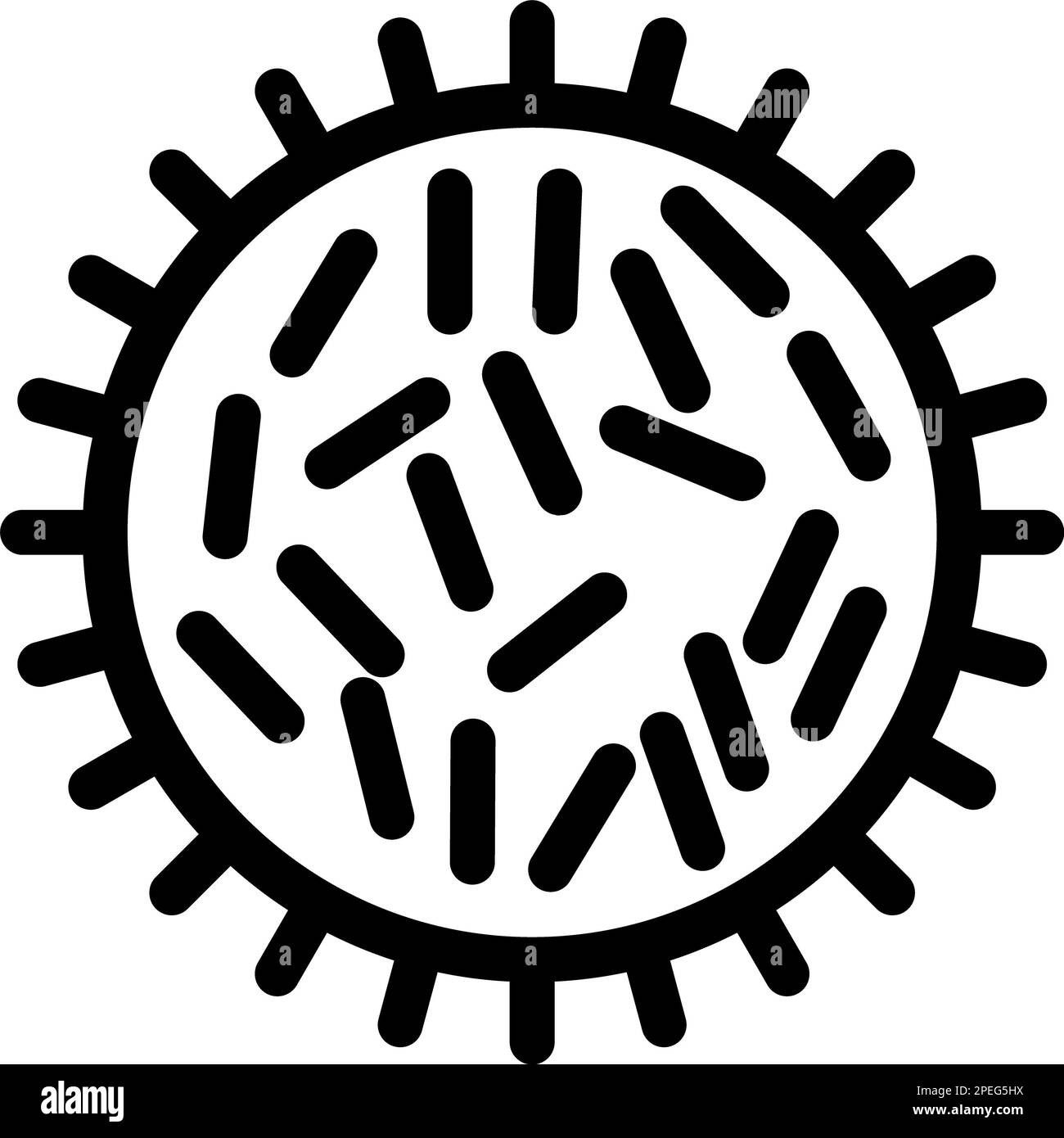 Epidemiology icon on white background. Bacteria sign. Microbiology ...