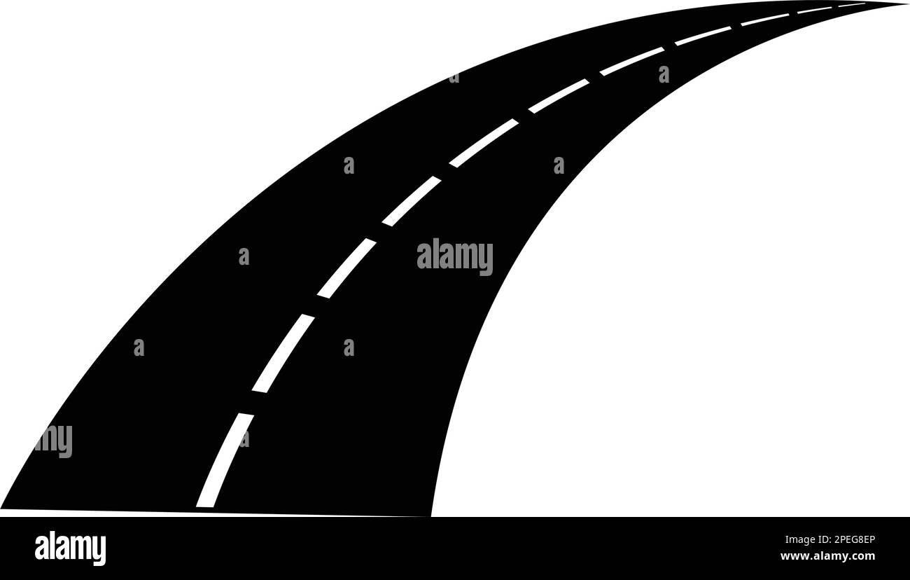 Race highway route map Black and White Stock Photos & Images - Alamy