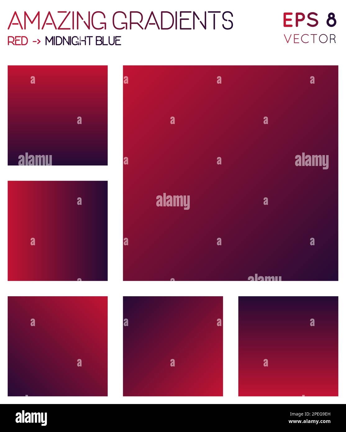 Colorful gradients in red, midnight blue color tones. Adorable gradient background, juicy vector