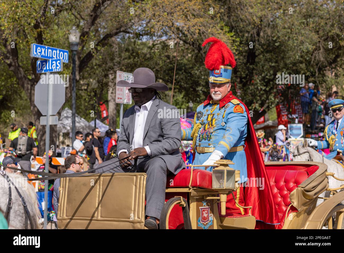 San Antonio, Texas, USA April 8, 2022 The Battle of the Flowers