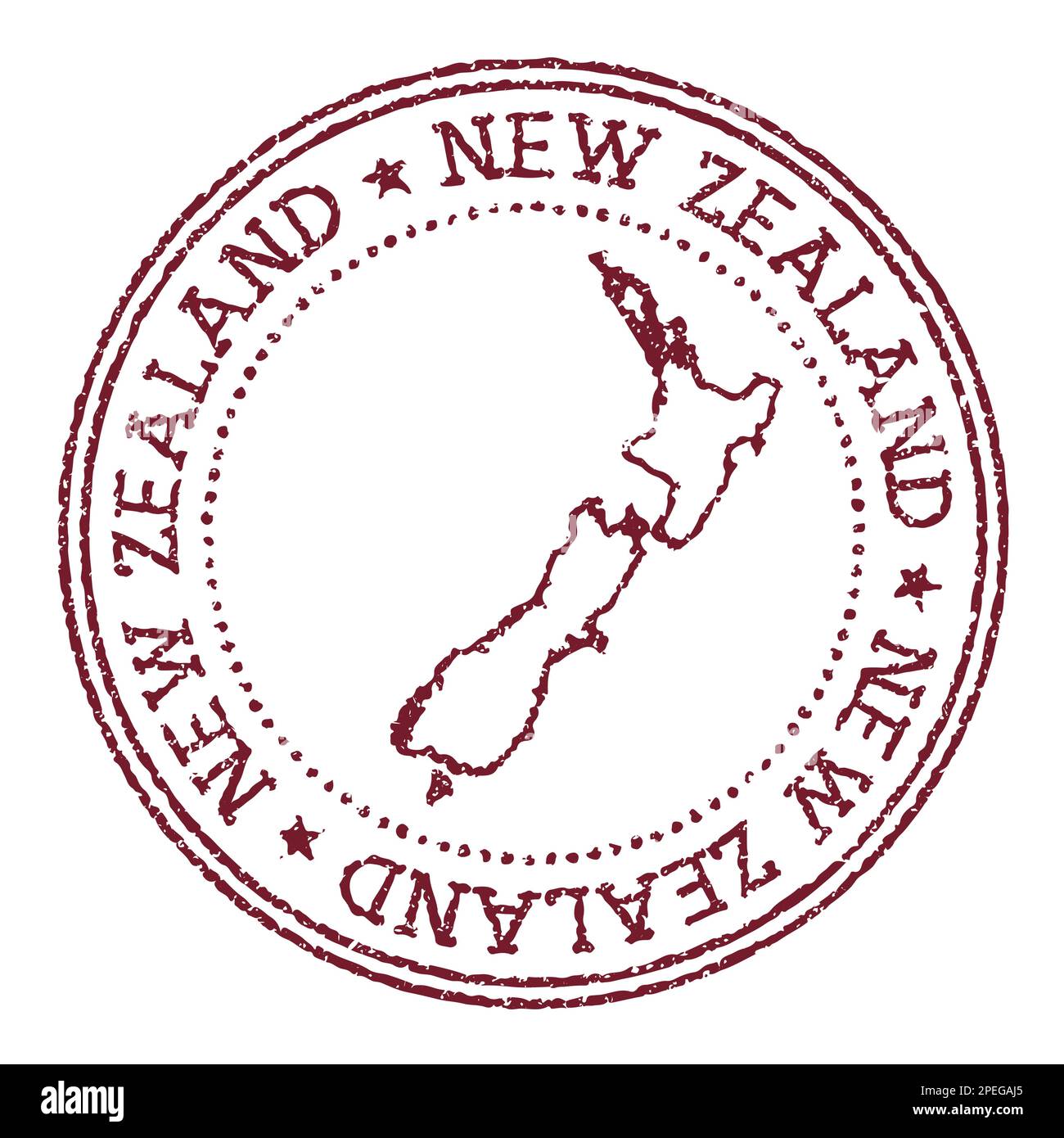 Stamp new zealand Stock Vector Images Alamy