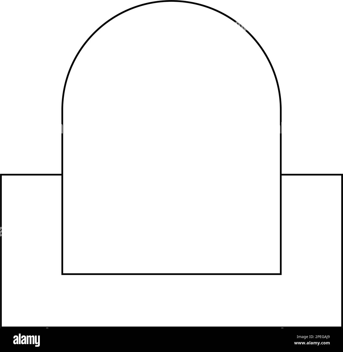 simple gate icon illustration design Stock Vector Image & Art - Alamy