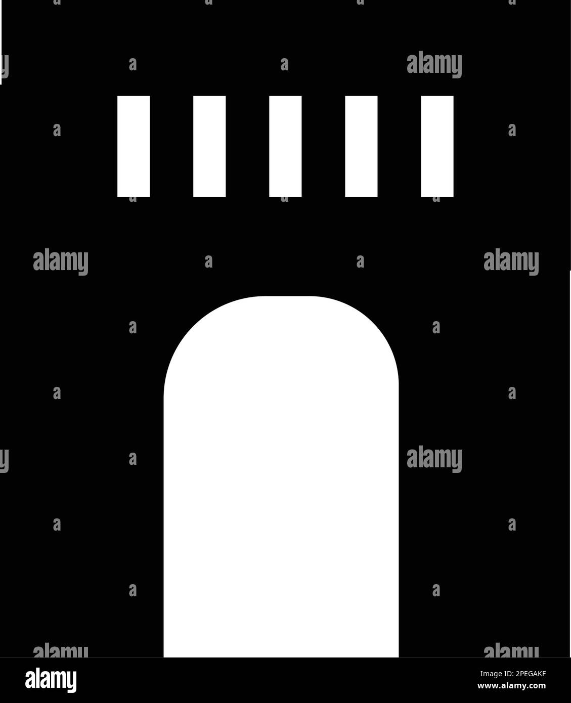 simple gate icon illustration design Stock Vector Image & Art - Alamy