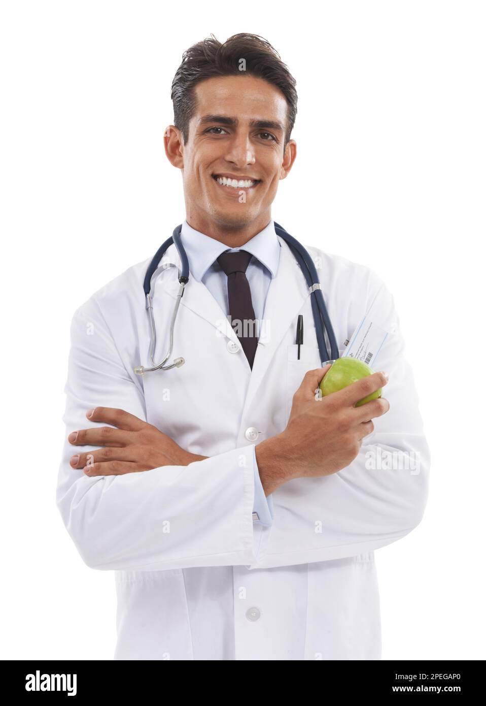 Doctor wearing white lab coat hi-res stock photography and images - Alamy