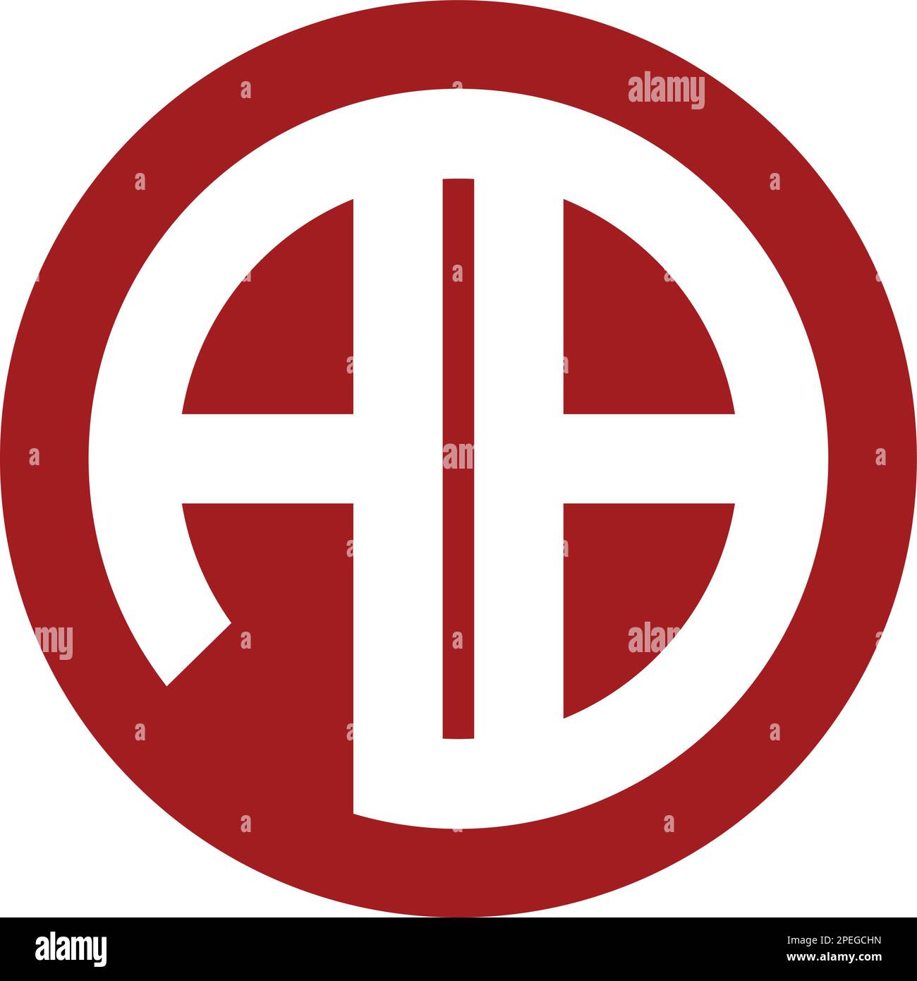 alphabet letters icon logo AB vektor template Stock Vector Image & Art ...