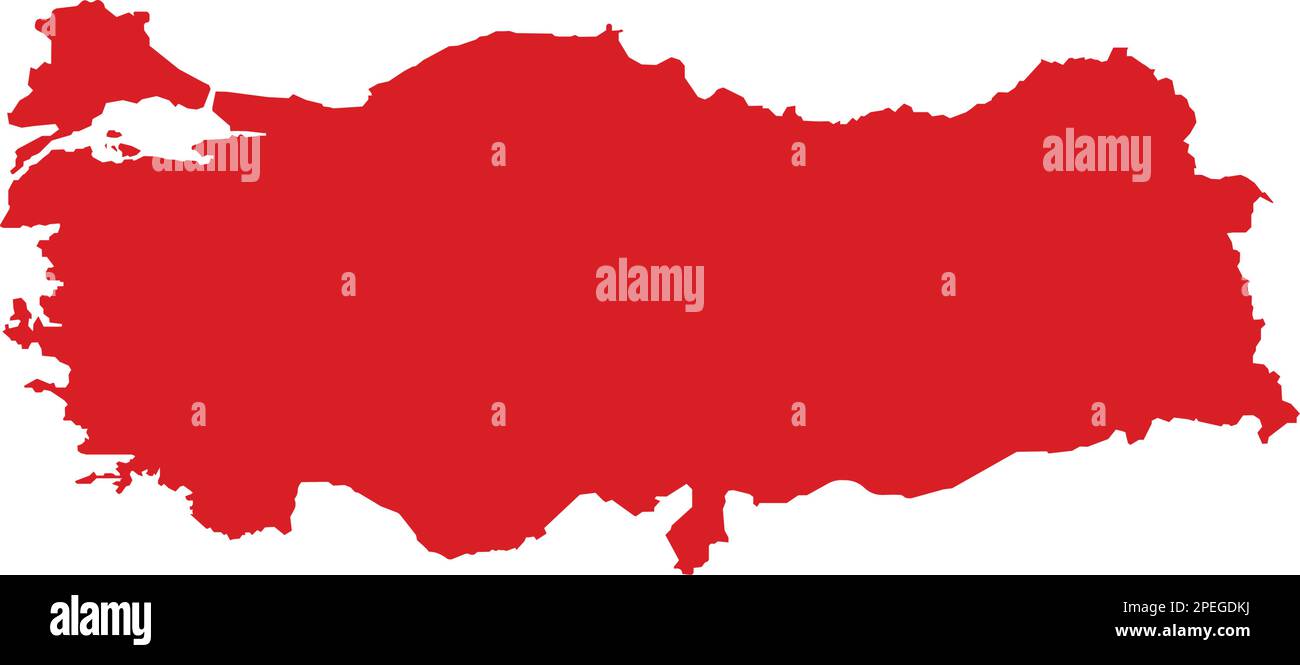 turkey map logo vector template Stock Vector