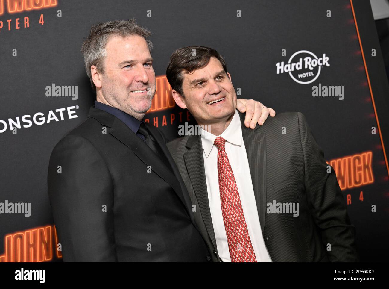 Basil Iwanyk, left, and Jason Constantine attend a special screening of