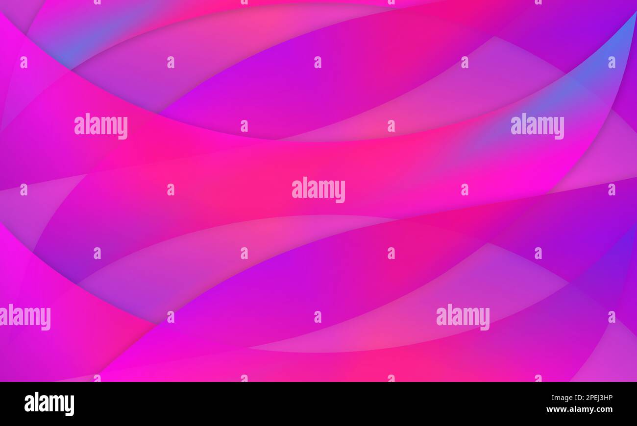 Abstract background with violet, pink, and blue wavy lines. Stock Photo