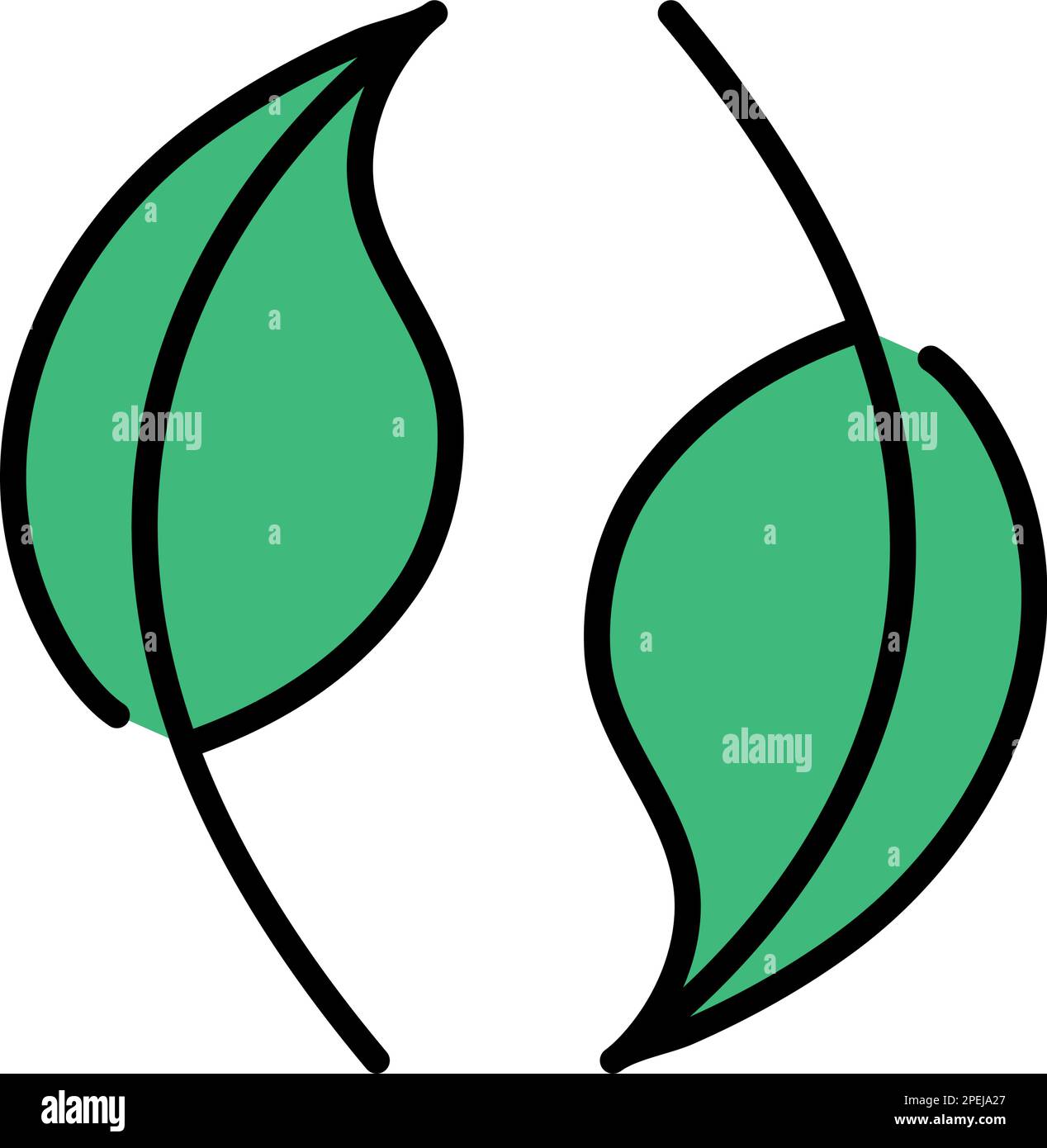 leaf nature icon Stock Vector Image & Art - Alamy