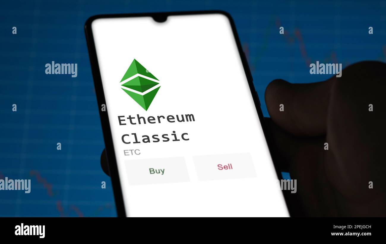 Ethereum classic coin Stock Photo - Alamy