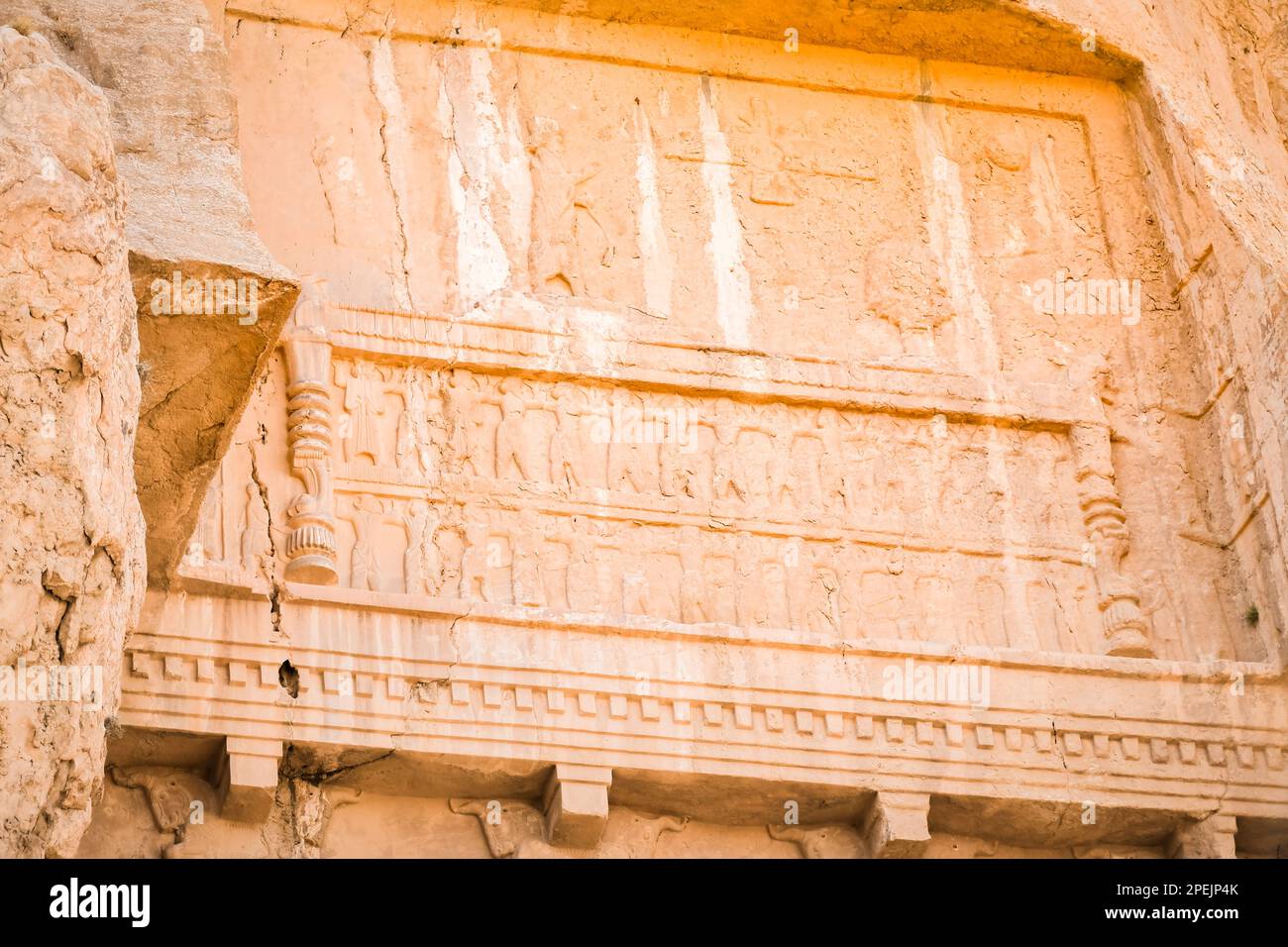 Nasqsh-e Rostam, Iran - 2022:The triumph relief of Shapuri monument ...