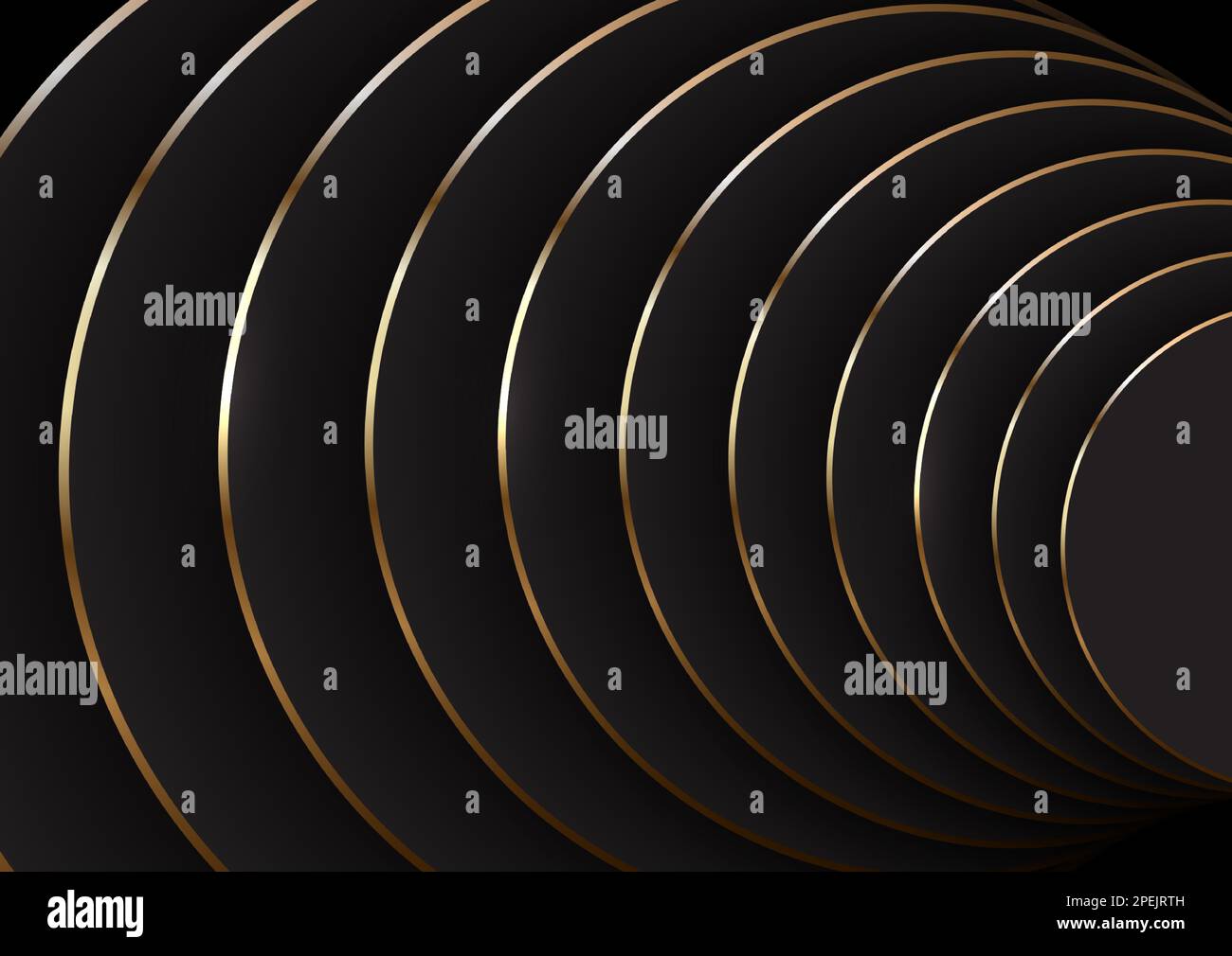 Abstract design background in black and gold Stock Vector Image & Art ...