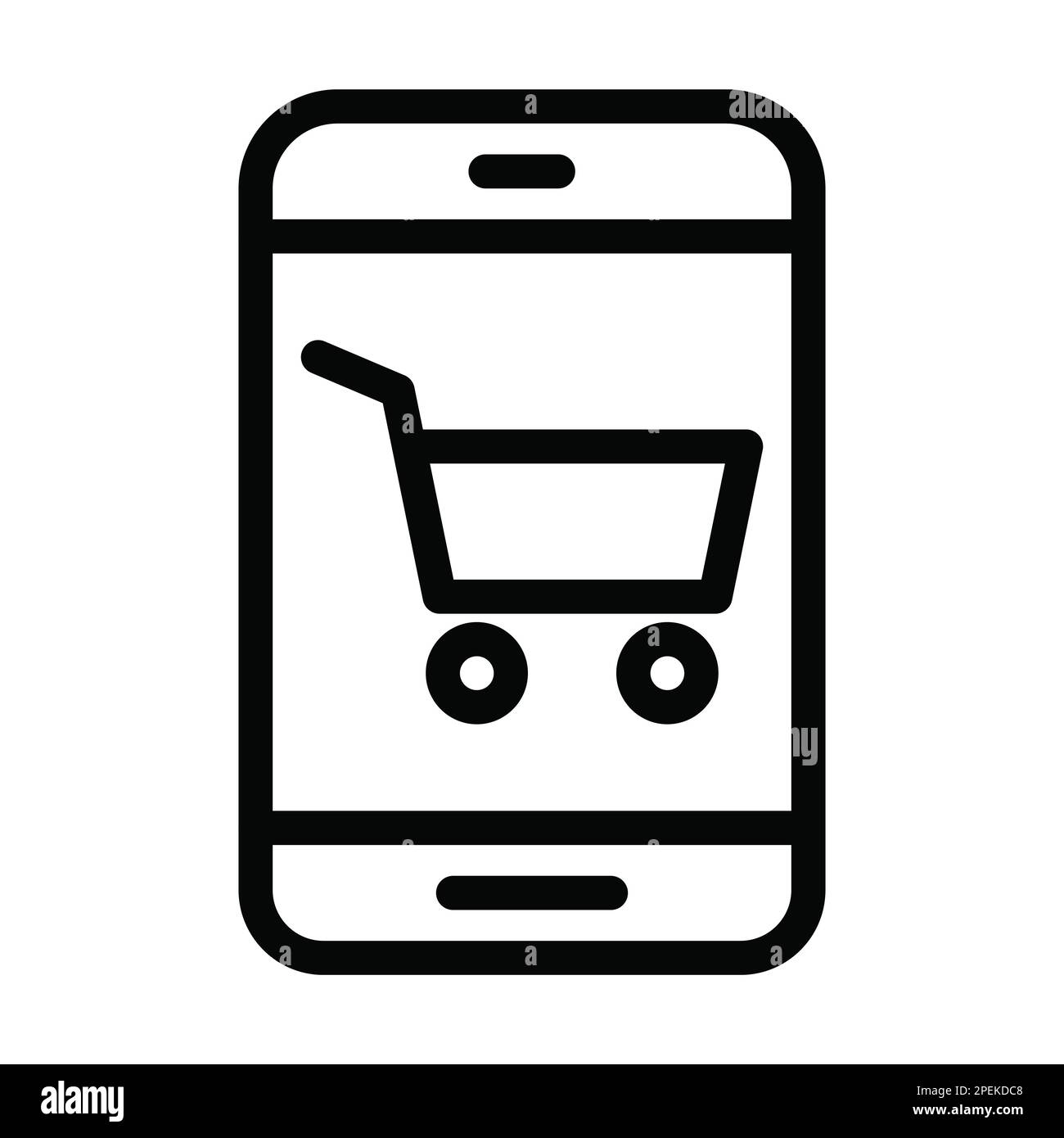 Ecommerce Vector Thick Line Icon For Personal And Commercial Use Stock ...