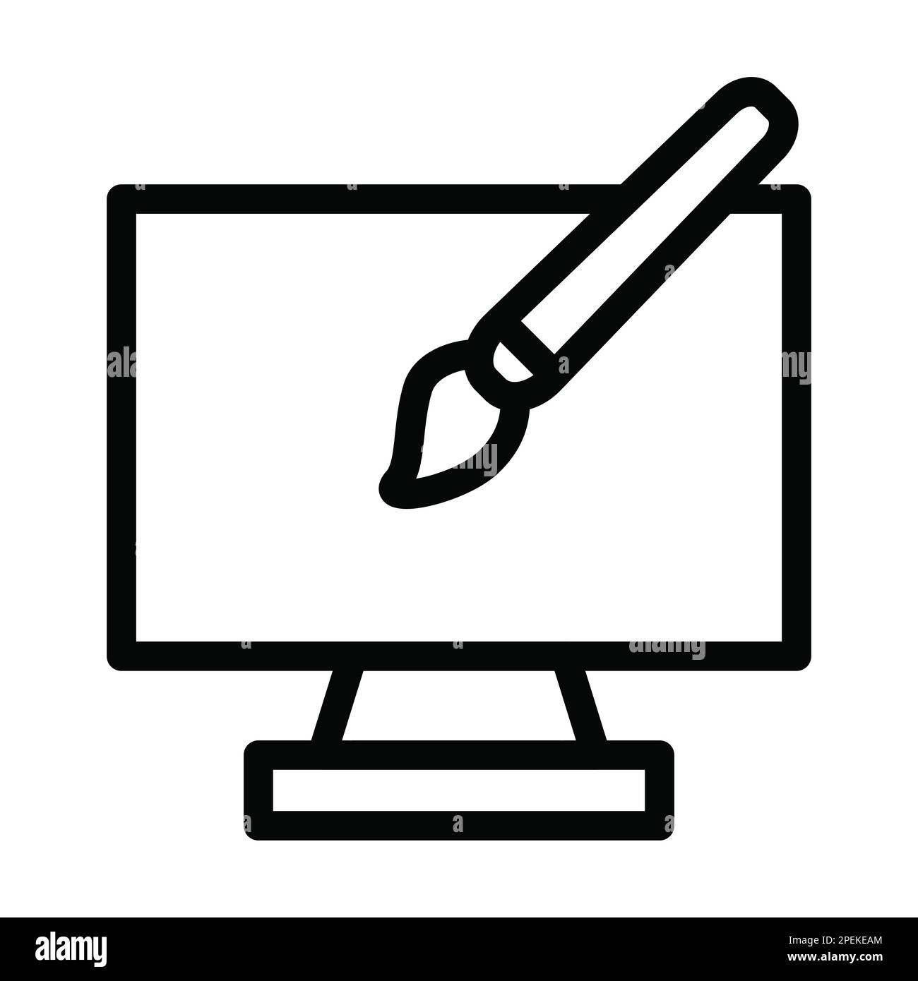 Design Vector Thick Line Icon For Personal And Commercial Use Stock ...