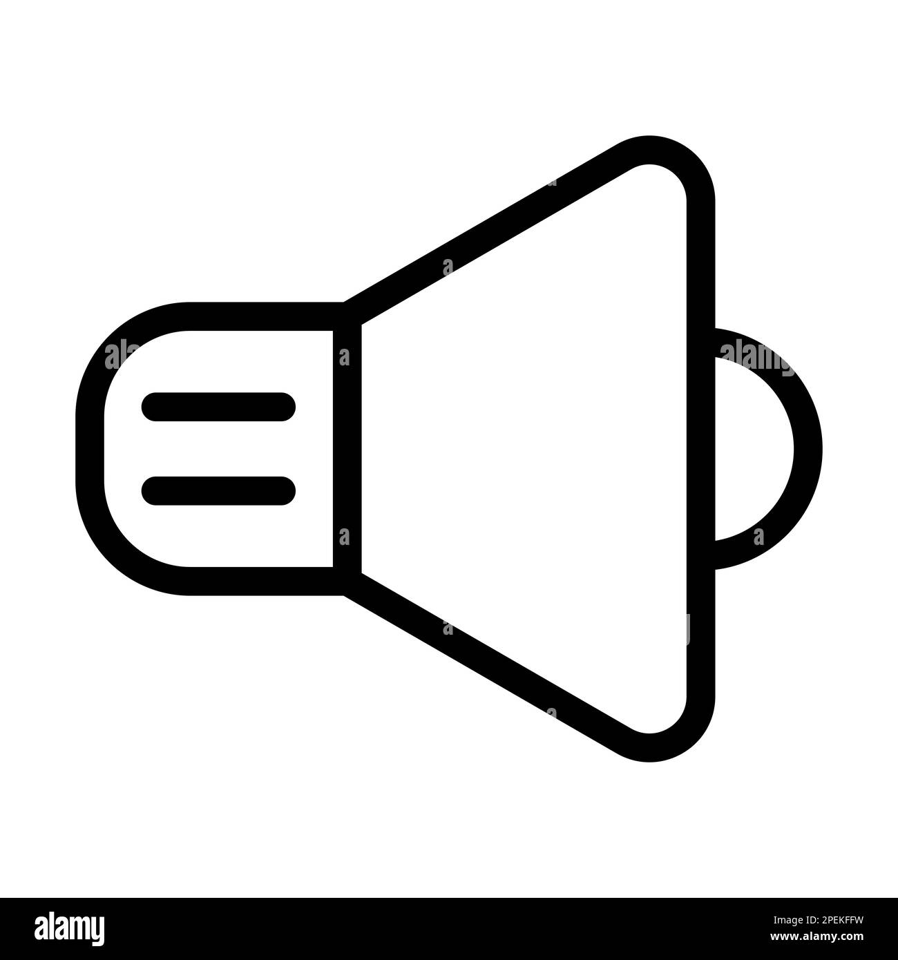 Sound Vector Thick Line Icon For Personal And Commercial Use Stock ...