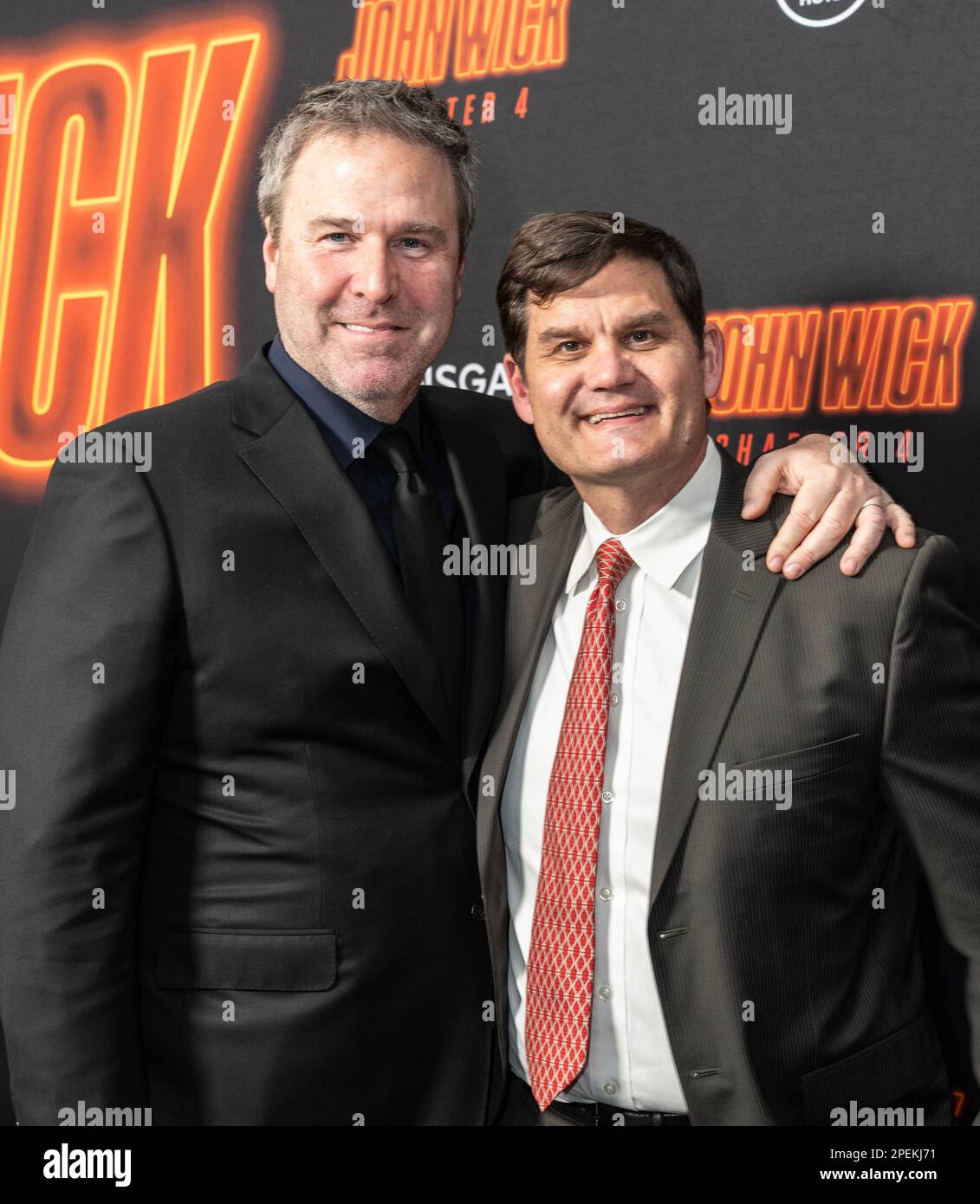 New York, USA. 15th Mar, 2023. Basil Iwanyk and Jason Constantine