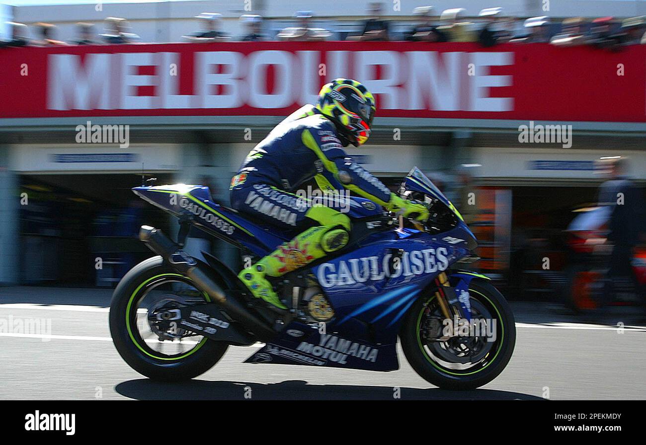 Champion Yamaha Rossi 2004 Italian MotoGP Rider And World Champion