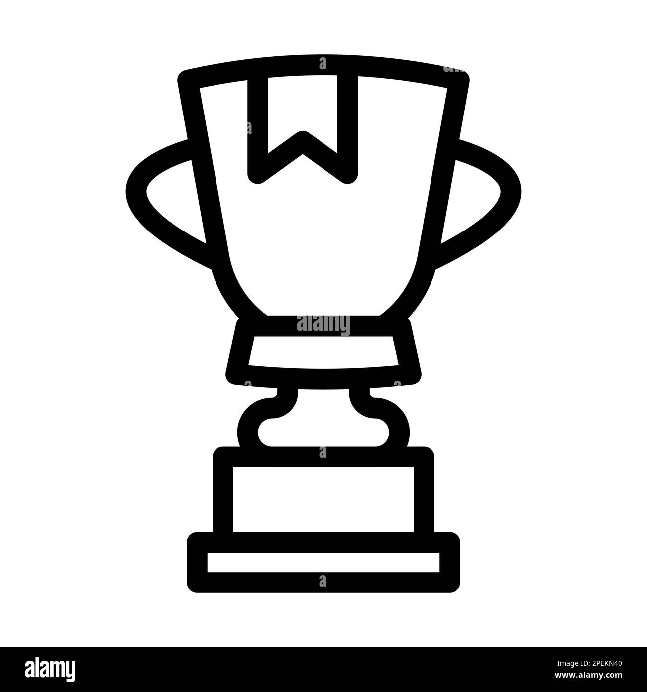 Winner Vector Thick Line Icon For Personal And Commercial Use Stock ...