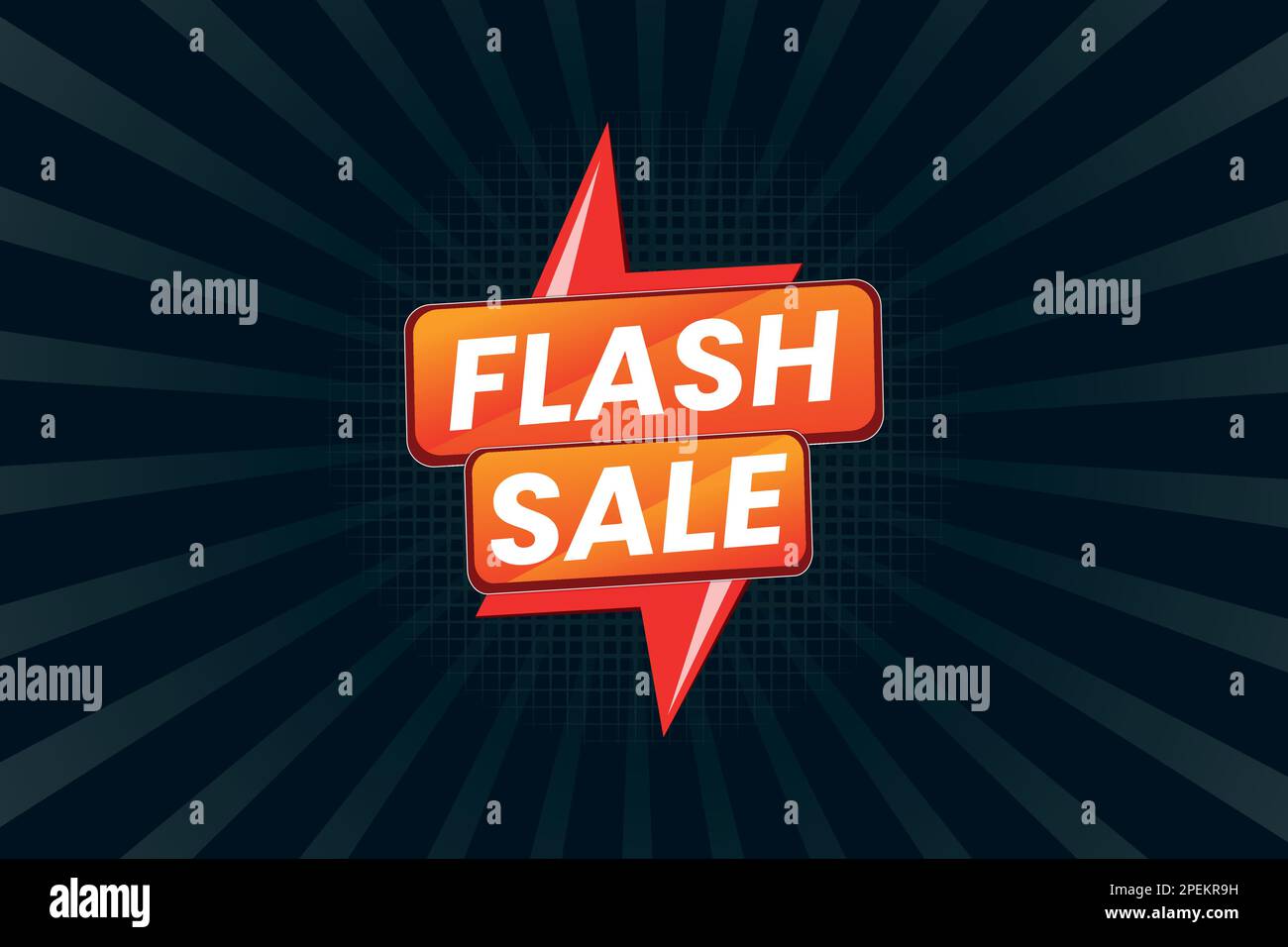 Flash sale modern banner promotional template design Vector Stock Vector