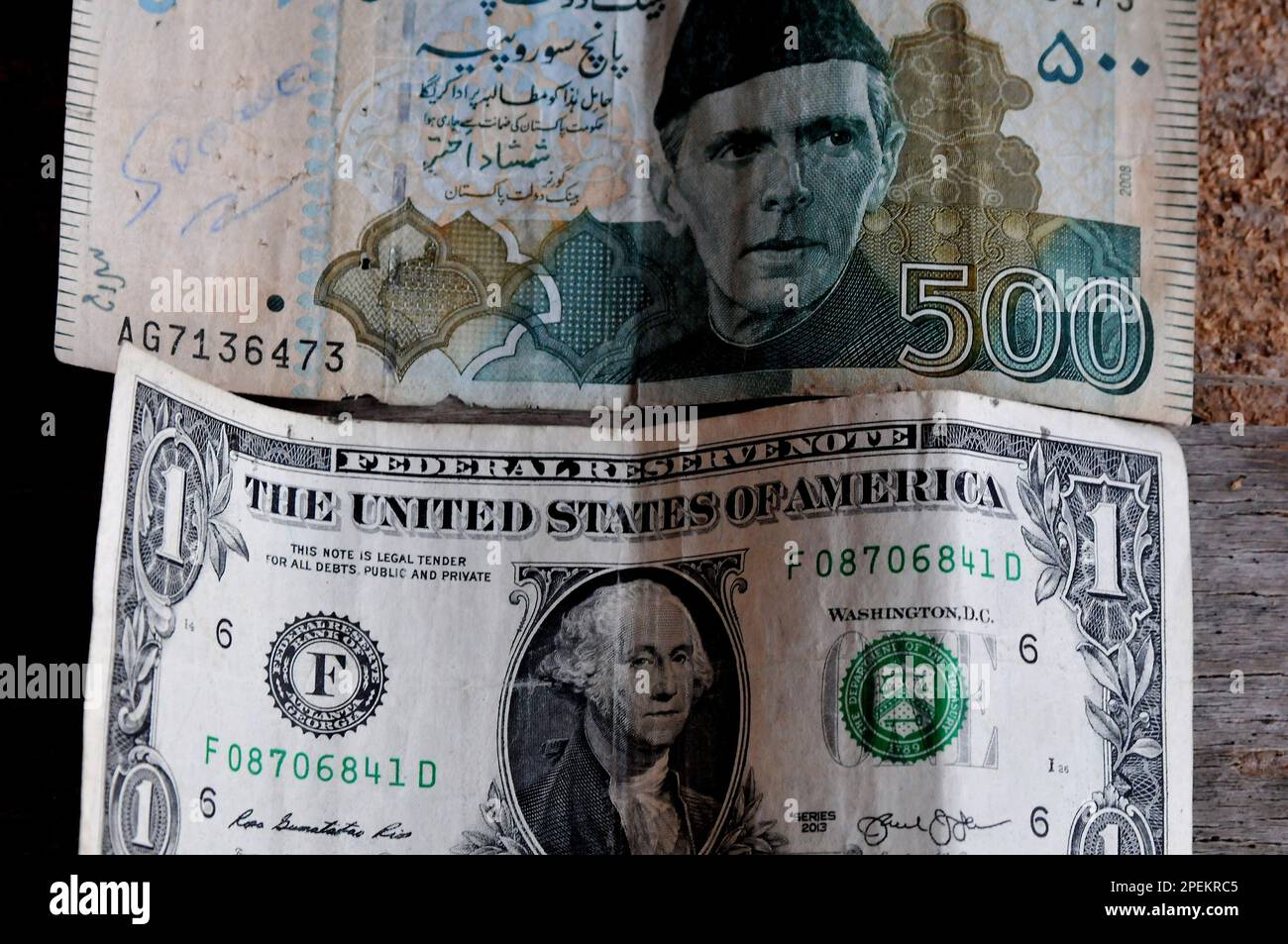 Copenhagen /Denmark/16 March 2023/ .pakistyan in financial cris Pakistan  rupees vers US dollar infaltion in Pakistan and financial crisis in Pakistan.  (Photo.Francis Joseph Dean/Dean Pictures Stock Photo - Alamy