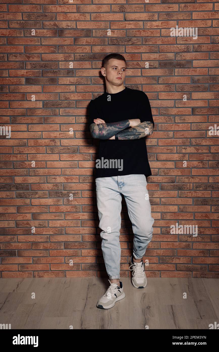 Full body tattoo young man hi-res stock photography and images - Alamy