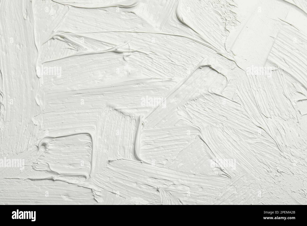 Texture White Oil Paint Background Closeup Stock Photo 2114079029