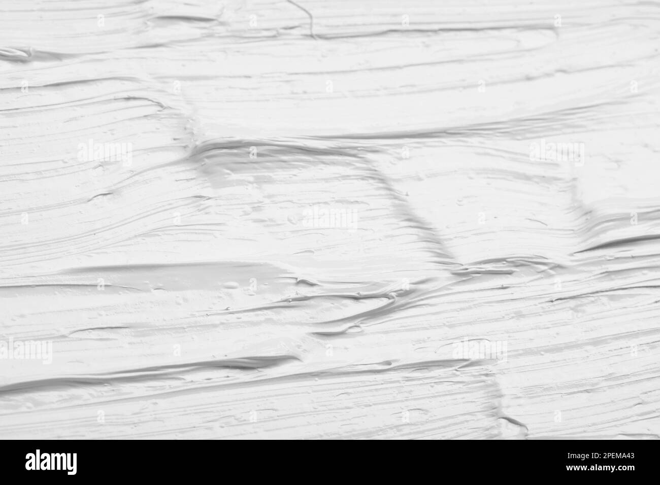 Texture of white oil paint as background, closeup Stock Photo Alamy