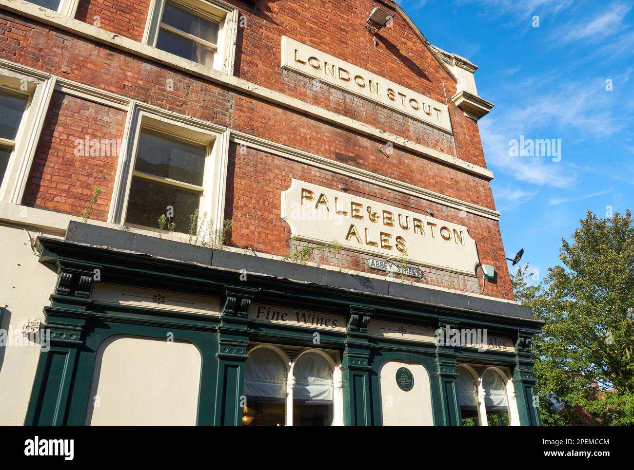 Old town buildings in Burton on Trent, UK Stock Photo Alamy