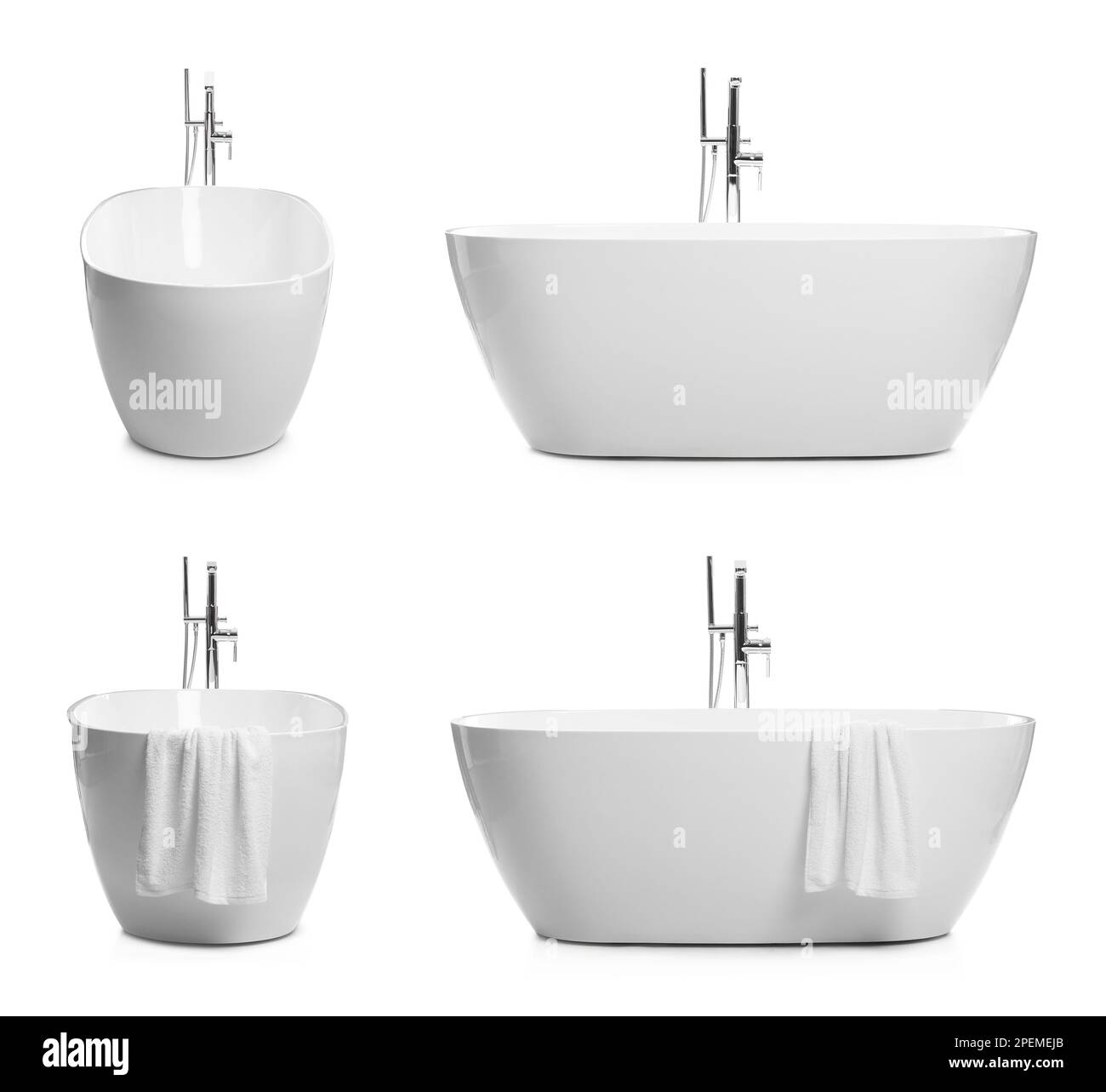 Modern bathtubs Cut Out Stock Images & Pictures Alamy