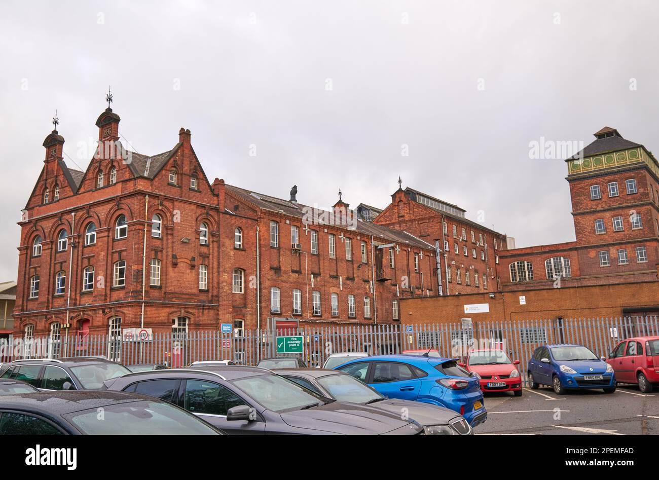 Old warehouse buildings in Burton on Trent, UK Stock Photo Alamy