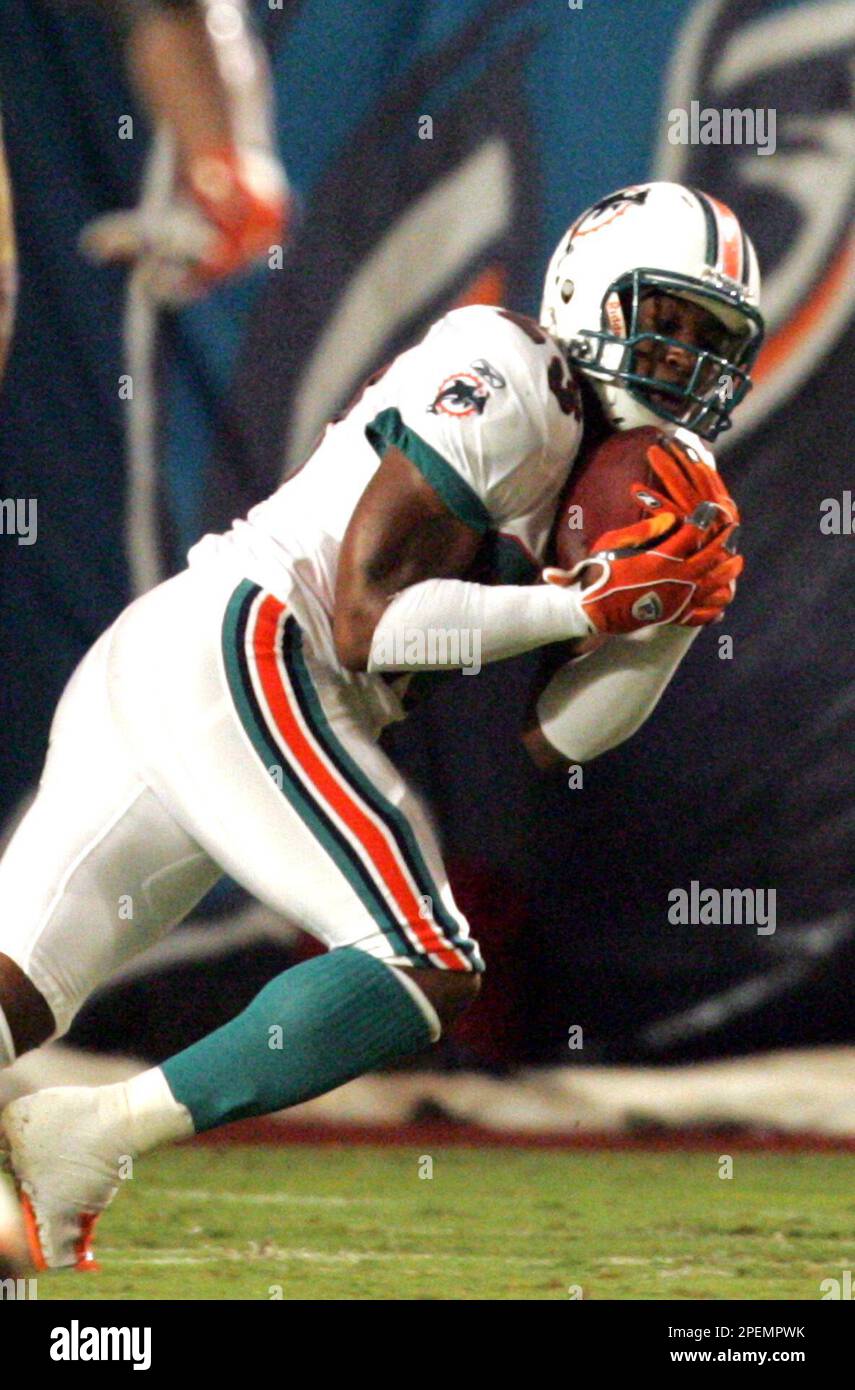 Miami Dolphins cornerback Patrick Surtain (23) attacks Baltomore