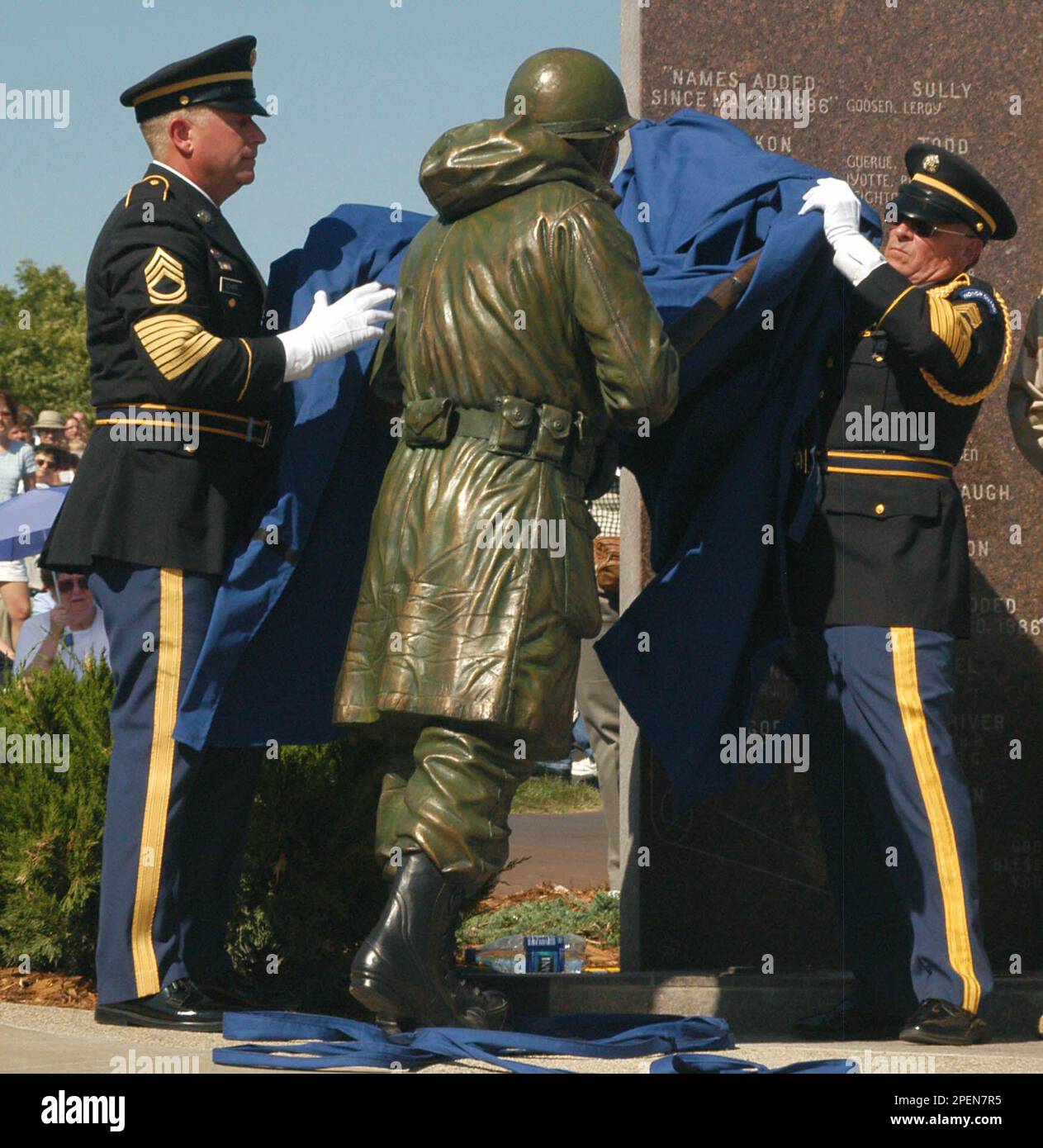 Sgt. First Class Mark Schurn, left, and Sgt. First Class Robert ...