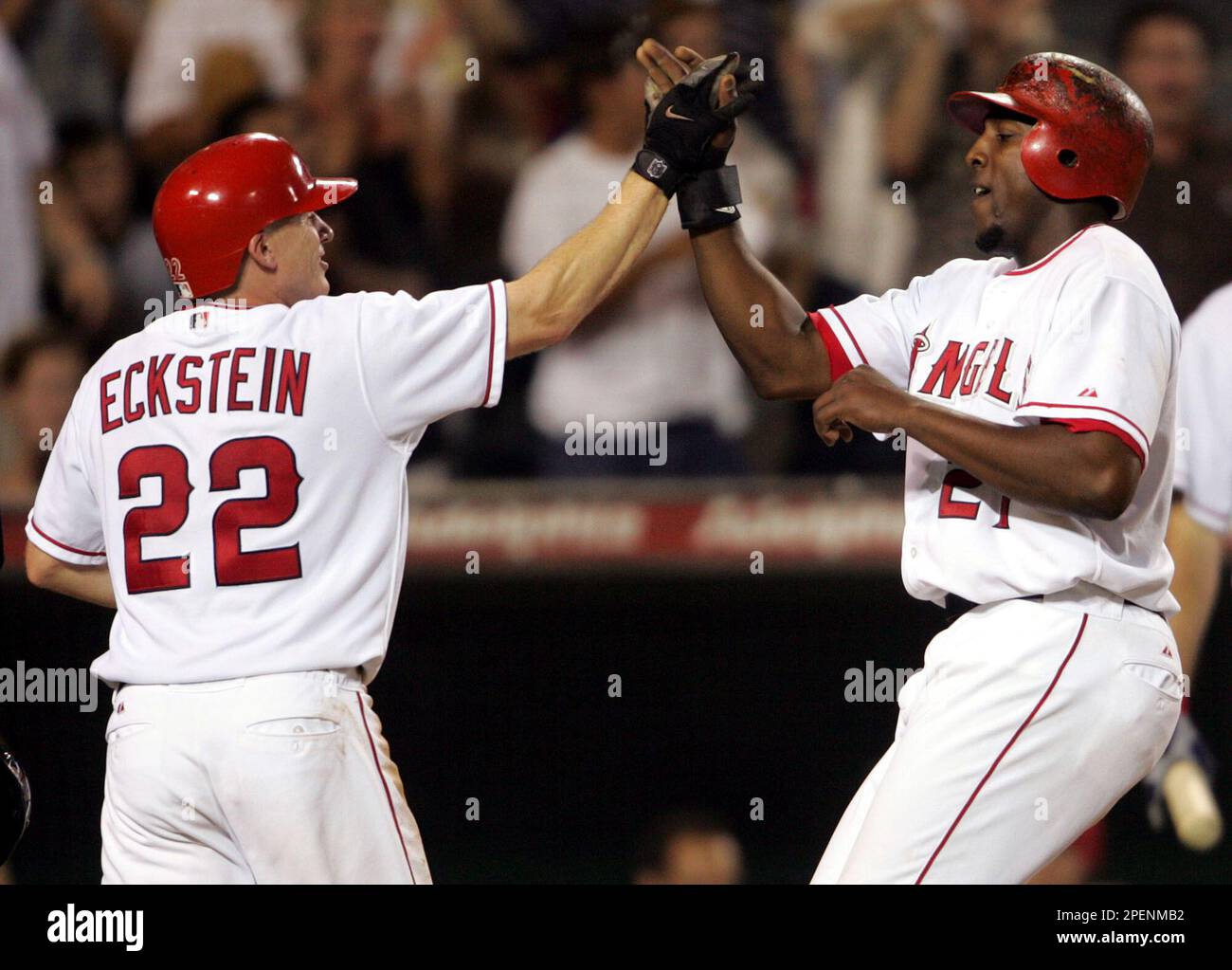 2003 David Eckstein Game-Worn Angels Jersey