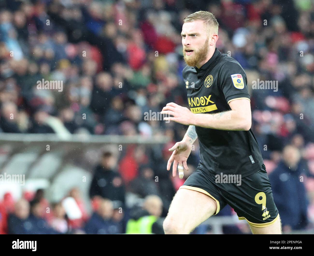 Sunderland, UK. 15th Mar, 2023. Oli McBurnie of Sheffield United during ...