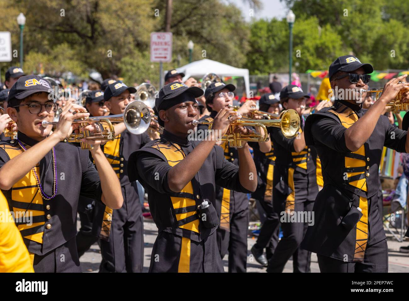 San Antonio, Texas, USA April 8, 2022 The Battle of the Flowers