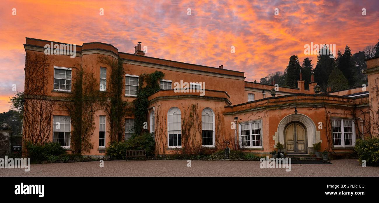 Killerton House, an 18th-century house at Broadclyst, Exeter, Devon, England, UK Stock Photo