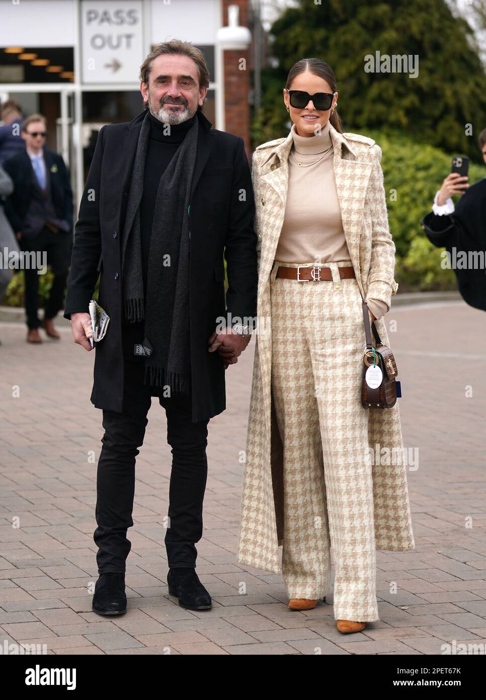 Julian Dunkerton and Jade Holland Cooper arriving ahead of day three of