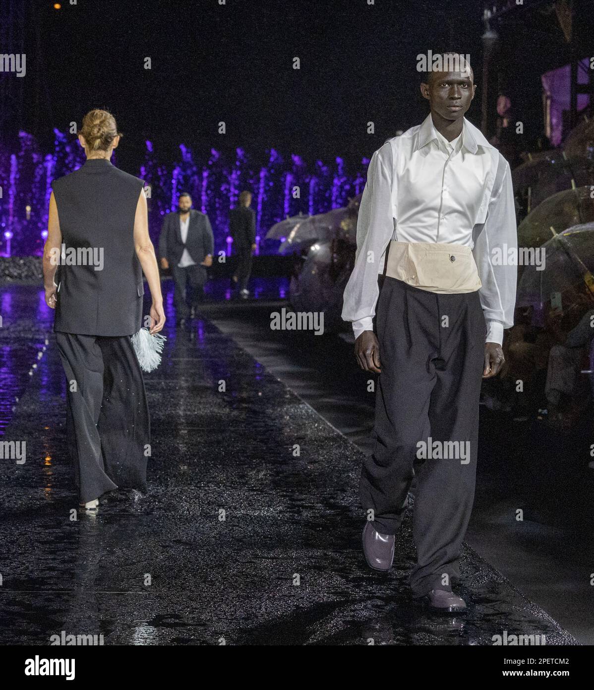 Miami, United States. 15th Mar, 2023. A model walk the runway during ...