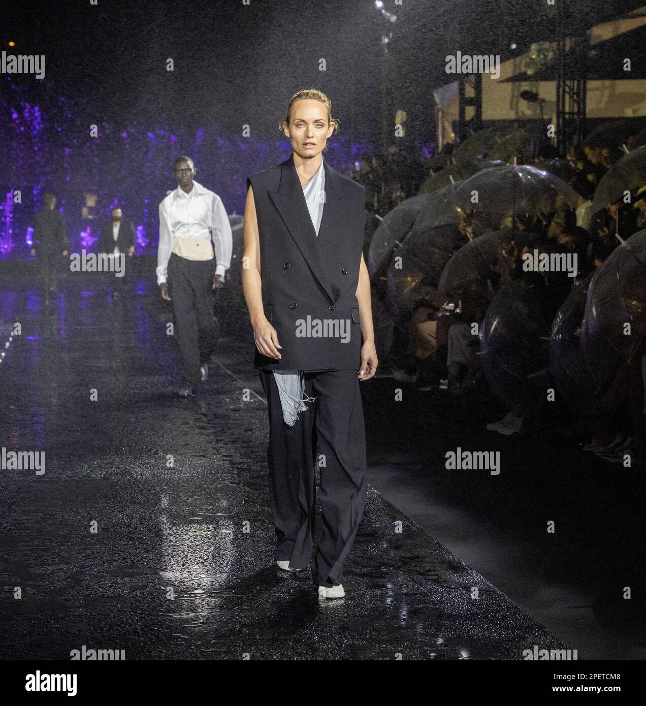 Miami, United States. 15th Mar, 2023. A model walk the runway during ...