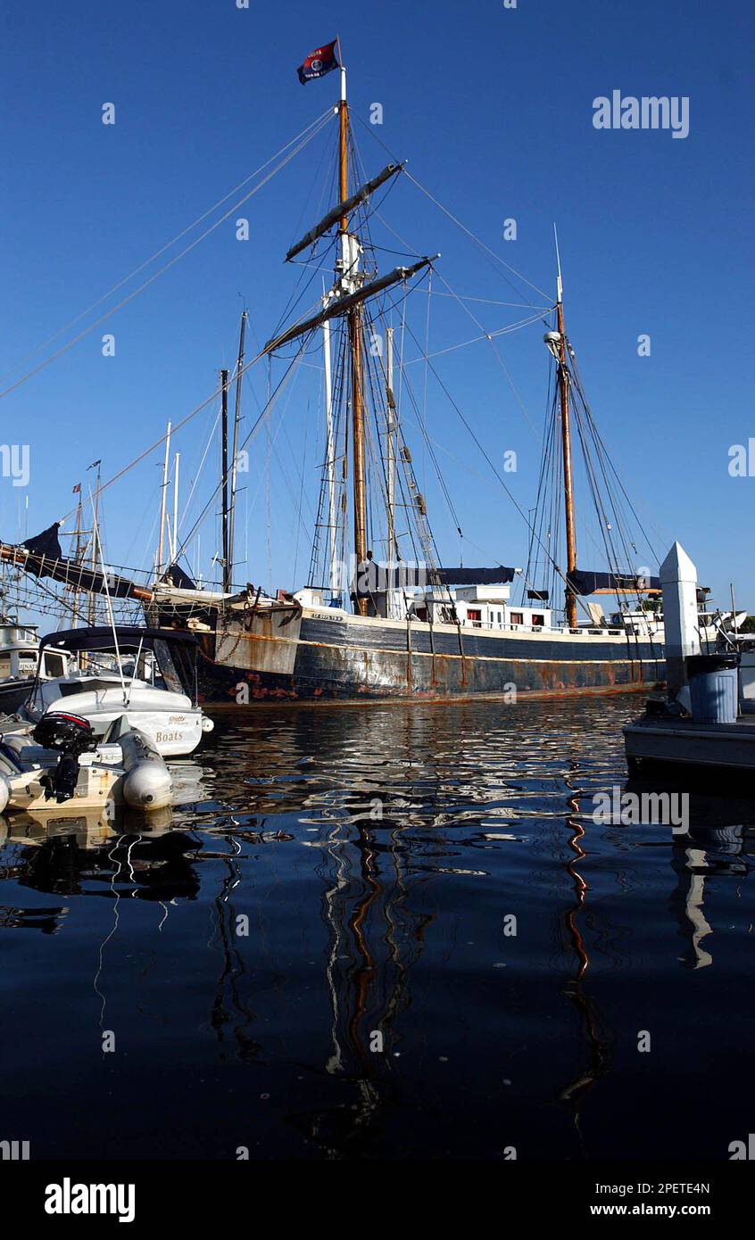 ADVANCE FOR SUNDAY, AUG. 8 **The Boy Scout tall ship Argus lies