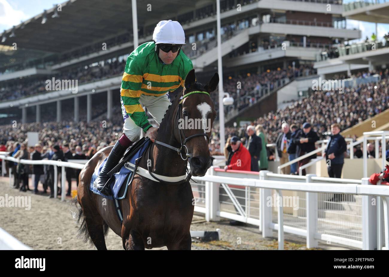 Race 2 The Sporting Life Arkle Trophy Jonbon ridden by Aidan Coleman ...