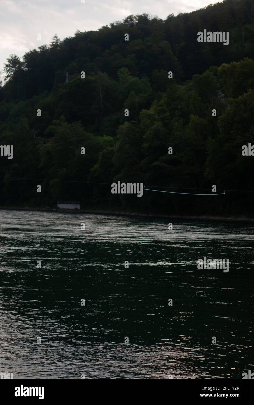 River with clear water in mountain city in Alps Stock Photo - Alamy