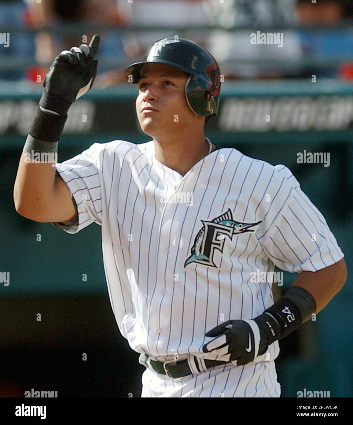 Miguel Cabrera 2003 Florida Marlins Alternate Black Men's