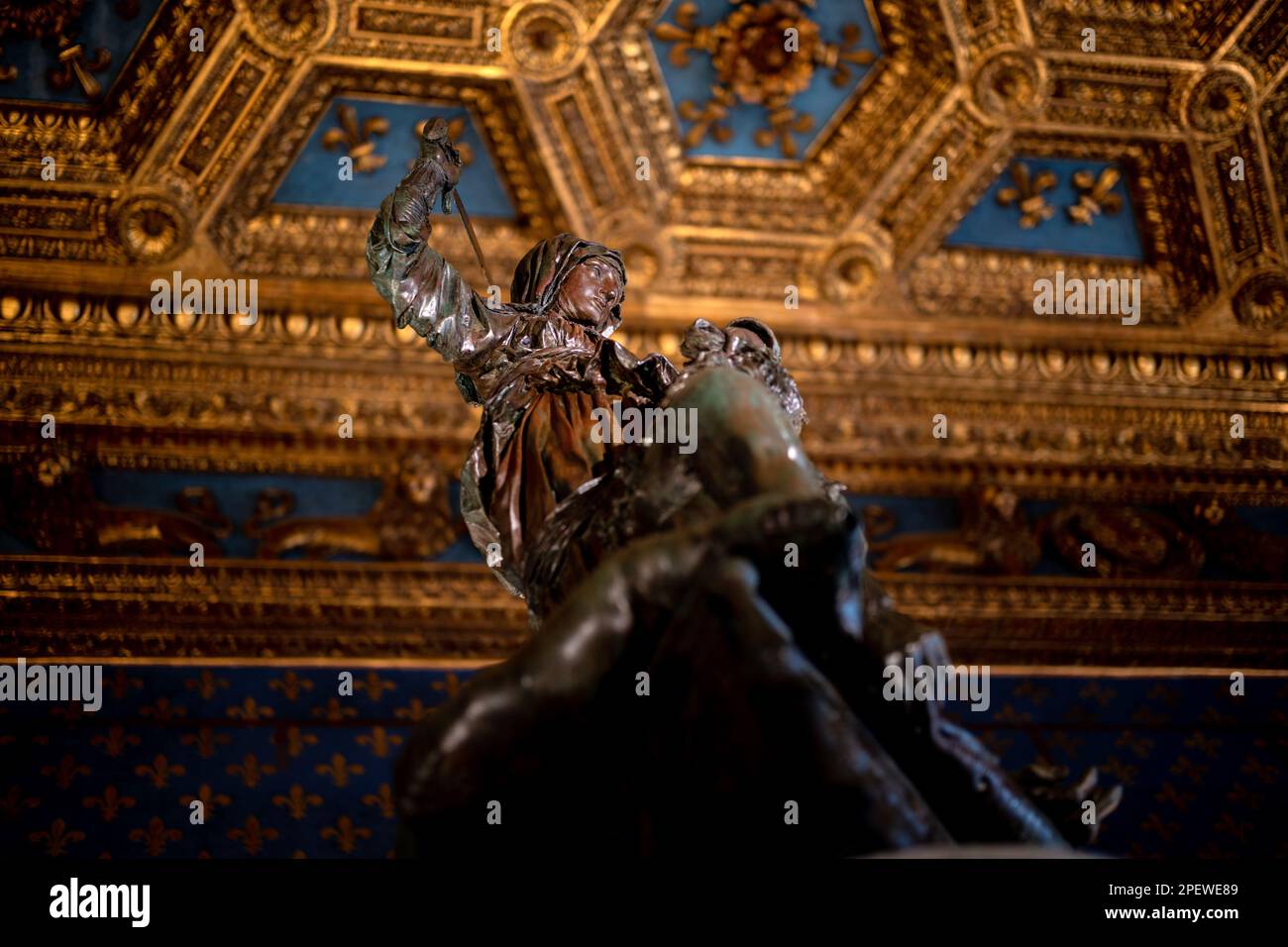Donatello's bronze sculpture of Judith and Holofernes, now on display ...