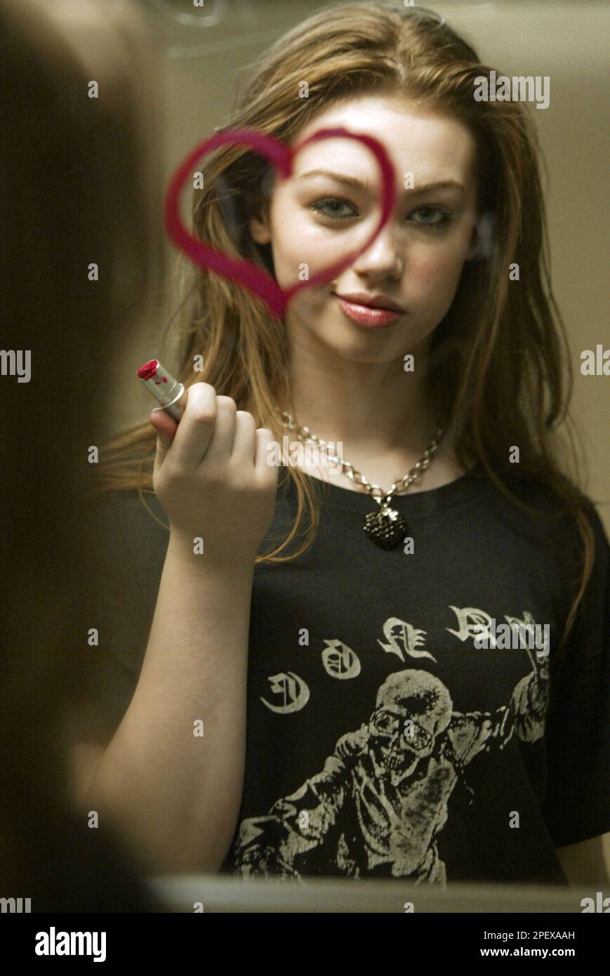 Singer Skye Sweetnam poses during the filming of a music video at the  Silverado Aquatic Center in Long Beach, Calif., May 4, 2004. Sweetnam is  finishing her new album "Noise from the