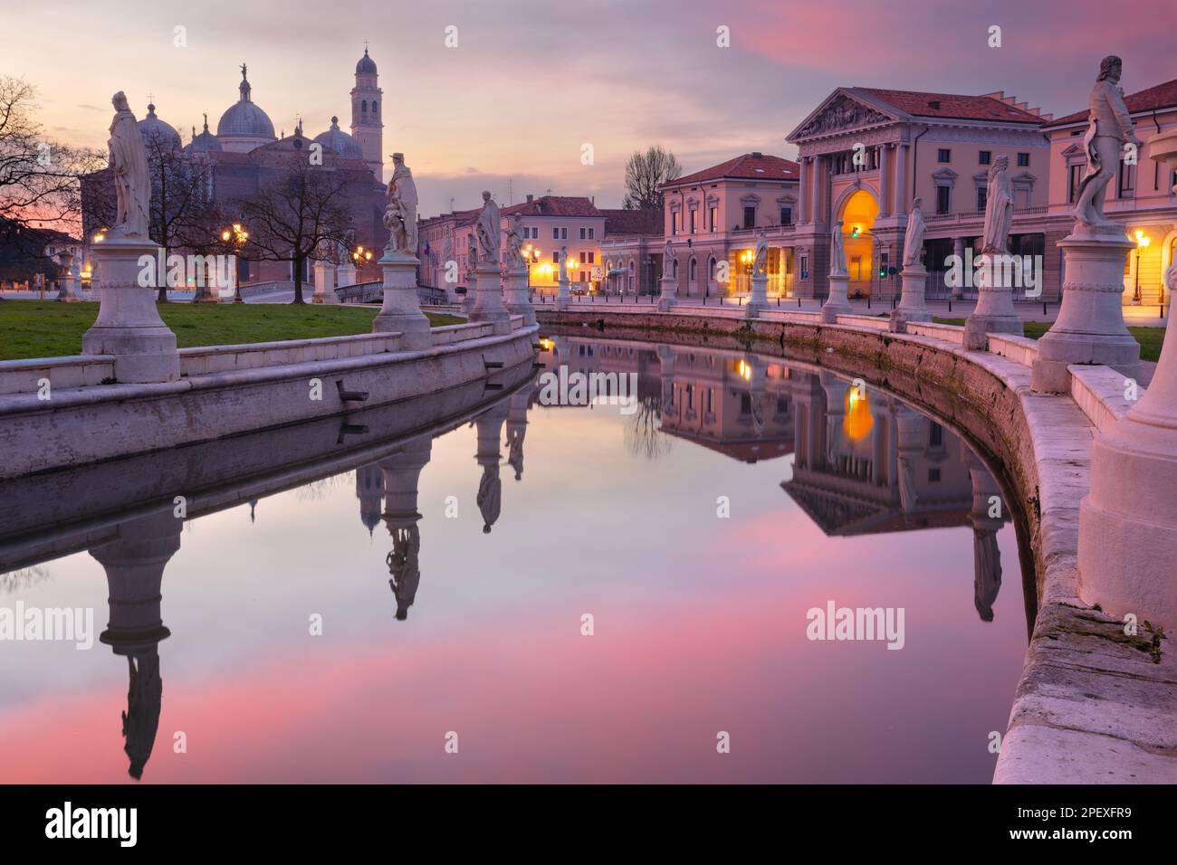 Padua, Italy. Cityscape image of Padua, Italy with Prato della Valle