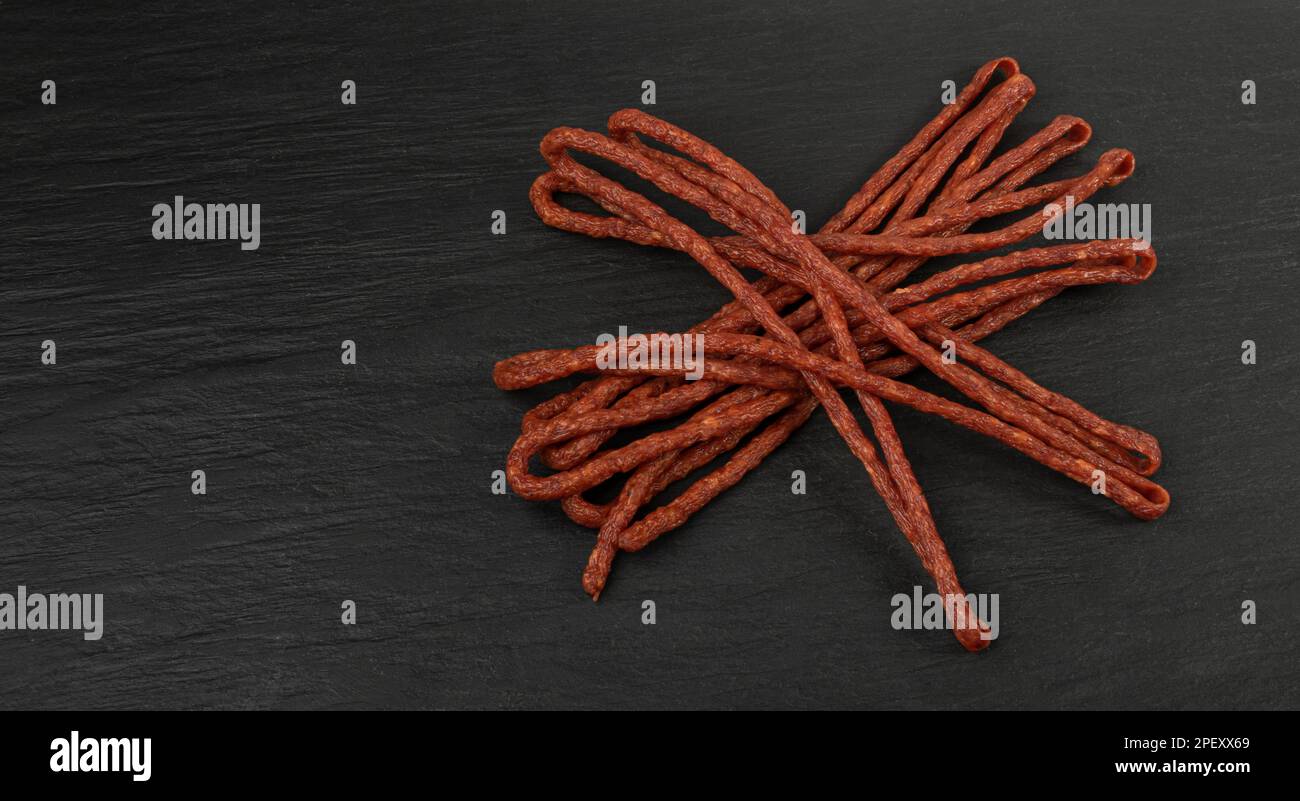 Dried Smoked Sausage, Thin Salami Sticks, Cabanossi, Kabanos, Dry ...