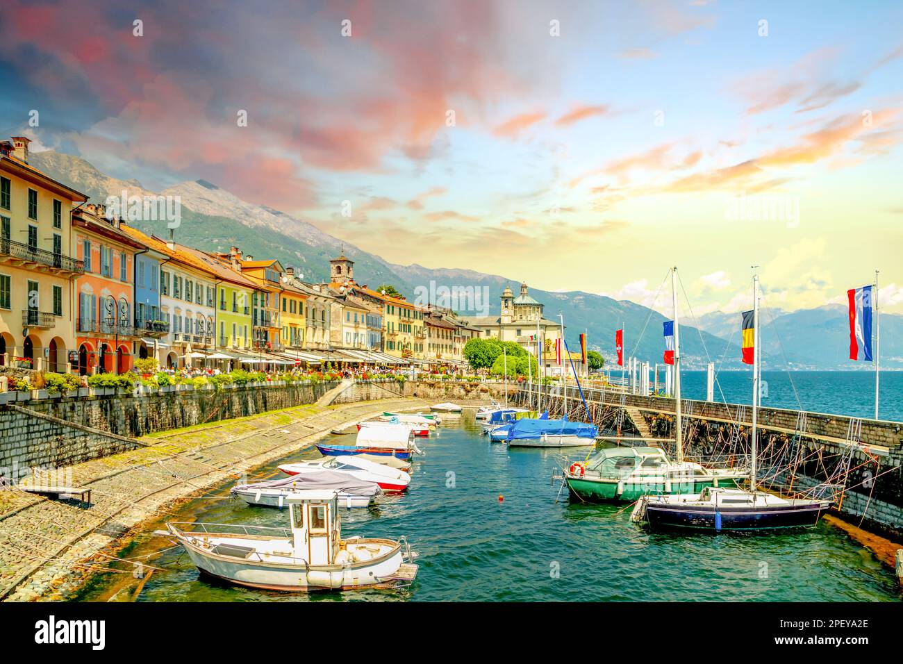 Cannobio, Lake Maggiore Stock Photo